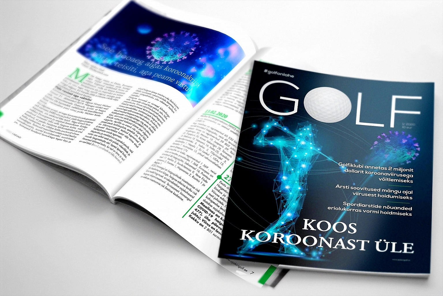 AJAKIRJAS GOLF! Koos koroonast üle