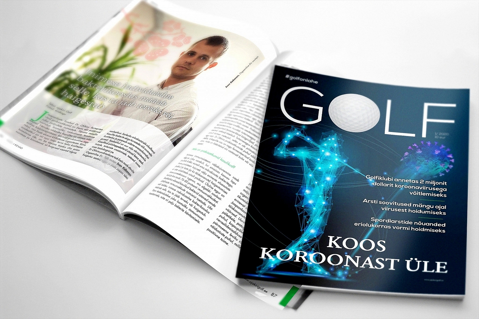 AJAKIRJAS GOLF! Kuidas jääda terveks?