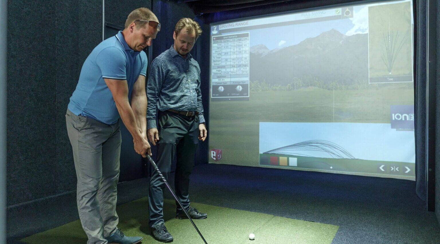 Elamusgolfikeskuse uued golfisimulaatorid lasevad golfi harrastada ka väljaspool hooaega